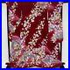 Furisode japanese kimono used pure silk floral pattern L size red light 1926