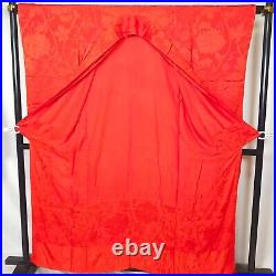 Japanese Kimono Nagajyuban Wedding Dress Bride Costum Arabesque Crimson 9443