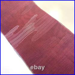 Nagoya Obi Kimono 3K825 Silk Summer Garment Gauze Red Pink Patterned Japanese C