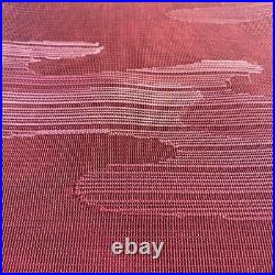 Nagoya Obi Kimono 3K825 Silk Summer Garment Gauze Red Pink Patterned Japanese C