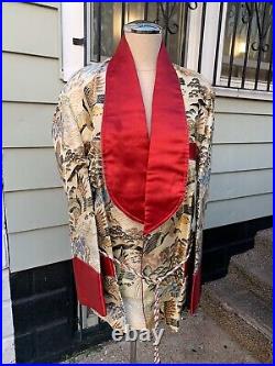 Vintage Japanese Wedding Set His Hers Silk Kimono Pair Robe Chu-furisode Medium